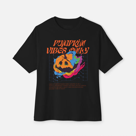 Pumpkin Vibes - Unisex Oversized Boxy Tee