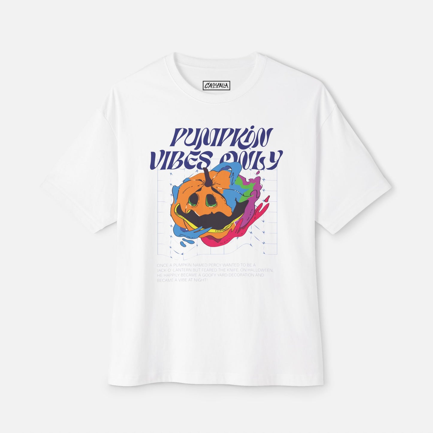 Pumpkin Vibes - Unisex Oversized Boxy Tee