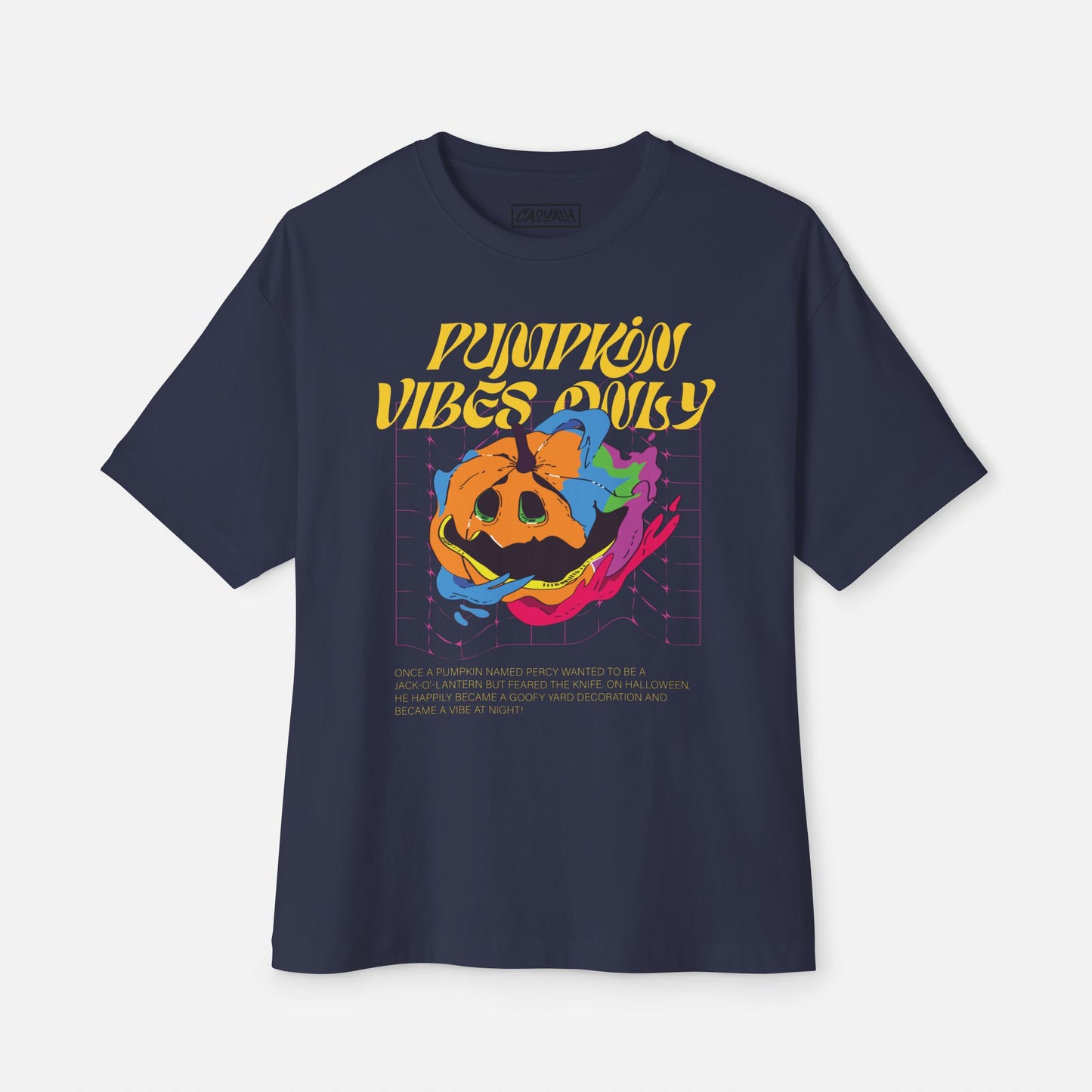 Pumpkin Vibes - Unisex Oversized Boxy Tee