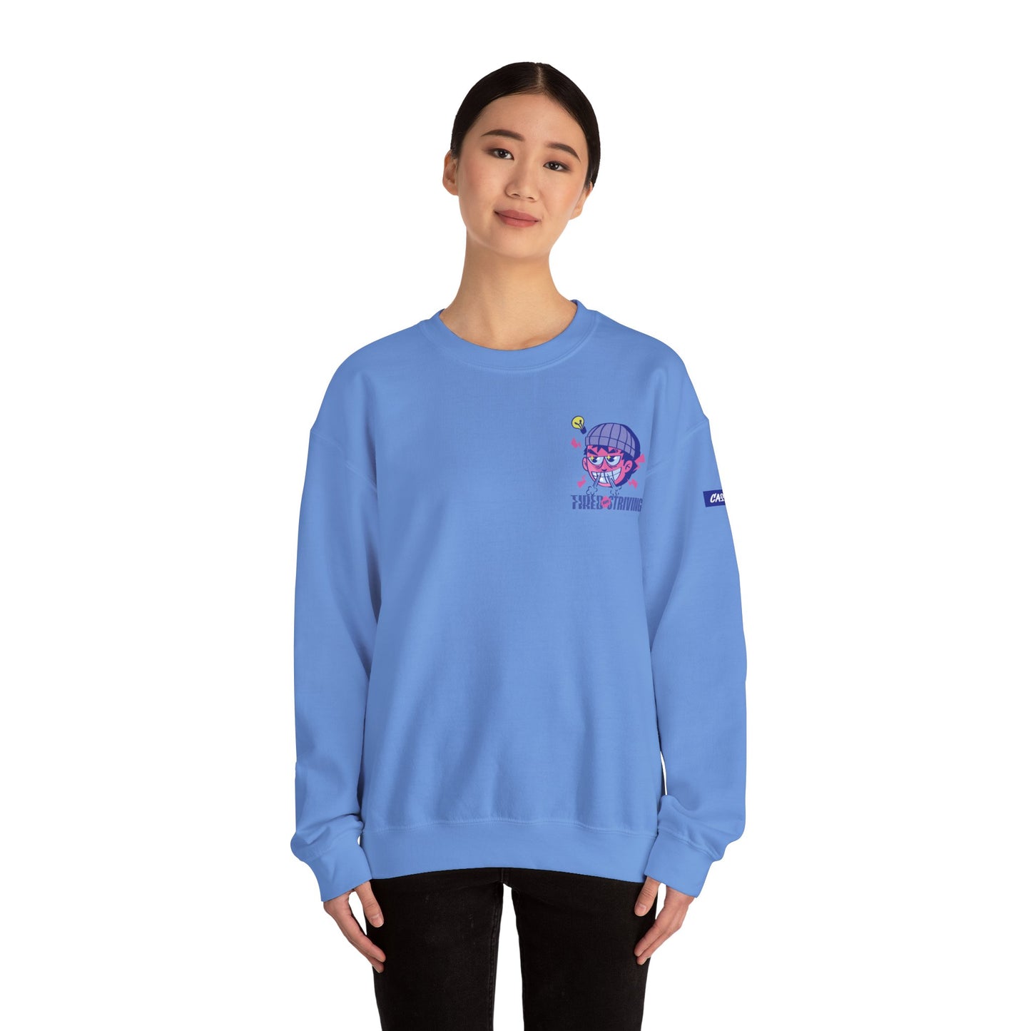 Tired but Striving - Unisex Heavy Blend™ Crewneck Sweatshirt